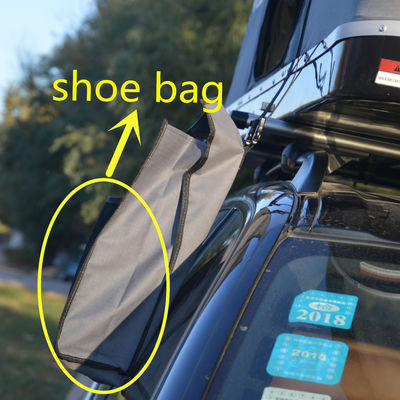 Aventura al aire libre con la familia 65KG Techo del coche Montaje de aerodinámicos de apoyo Camping Hard Shell
