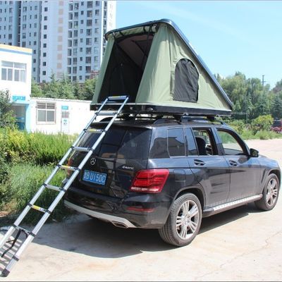 Tienda de camuflaje para viajes al aire libre para excursiones de senderismo para la tienda de techo de automóvil de cáscara dura más reciente