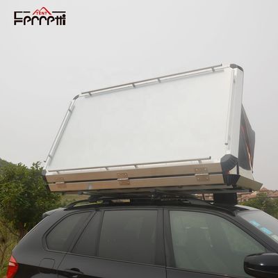 Top Rack de aluminio puro plegable de aire cuadro de resorte tienda de techo para coches 4x4 gris de una habitación