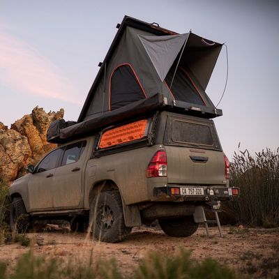 Tienda de techo fuera de carretera con estructura de aluminio de alta resistencia y índice de impermeabilidad