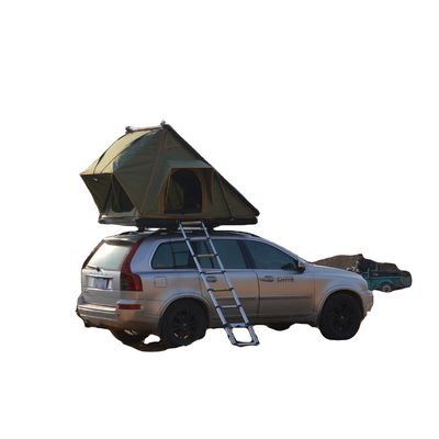 Techo de automóvil de aluminio negro Tienda superior Camper 4x4 Con una estructura de dormitorio