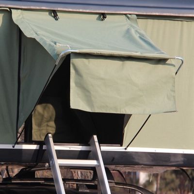 Tipo de techo de techo derecho con colchón para 3-4 personas en el mercado de la India Jeep Wrangler Van