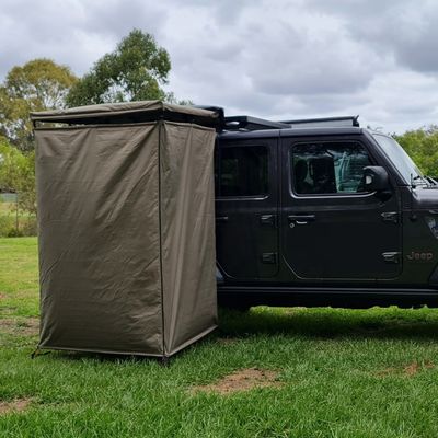 Cuatro temporadas de coche camper ducha tienda de campaña telón anexo de un dormitorio para todo el tiempo de acampada
