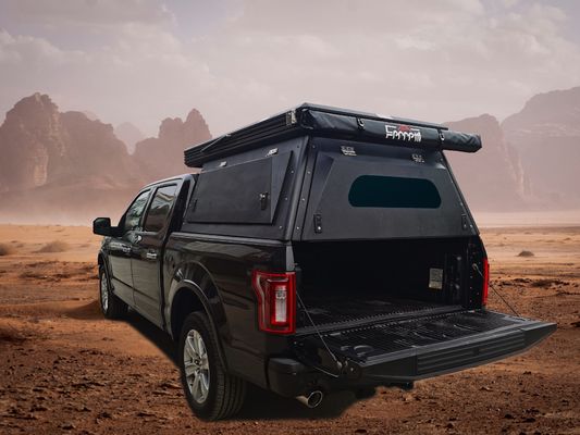 Camper de aluminio de un dormitorio para camión tienda de cuatro temporadas