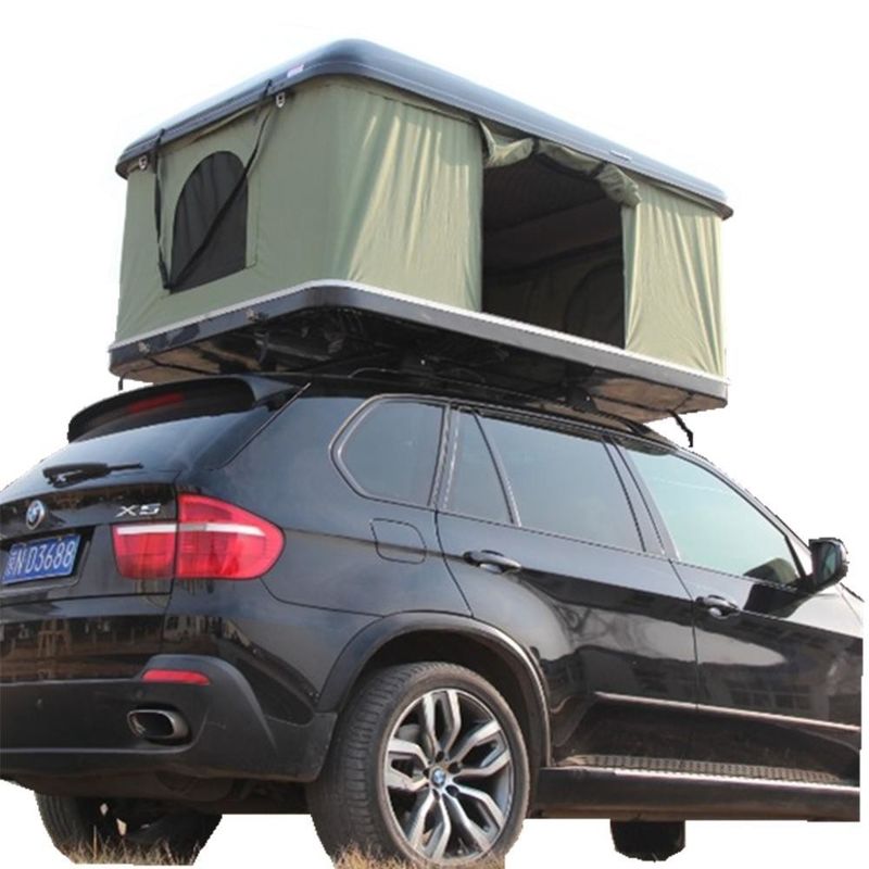 Techo exterior de cristal duro de cristal de cristal de cristal de cristal para automóviles Tienda superior modelo 888-1 para acampar 214X130X28cm