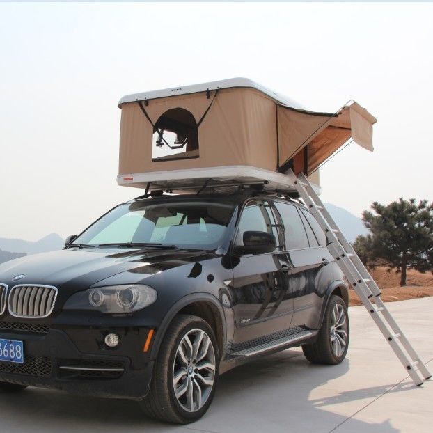 EE.UU. UE Japón y Corea Fibra de vidrio con cáscara dura Techo de coche Tienda superior para camping Adventure Kings
