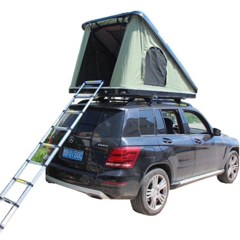 Tienda de camuflaje para viajes al aire libre para excursiones de senderismo para la tienda de techo de automóvil de cáscara dura más reciente
