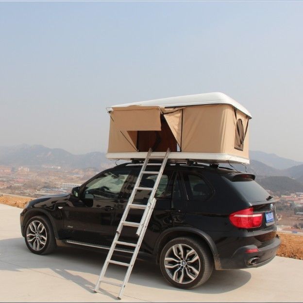 Camuflaje de estilo tienda de campaña/juego de campo con techo de cáscara dura tienda de campaña para SUV en Japón y Corea